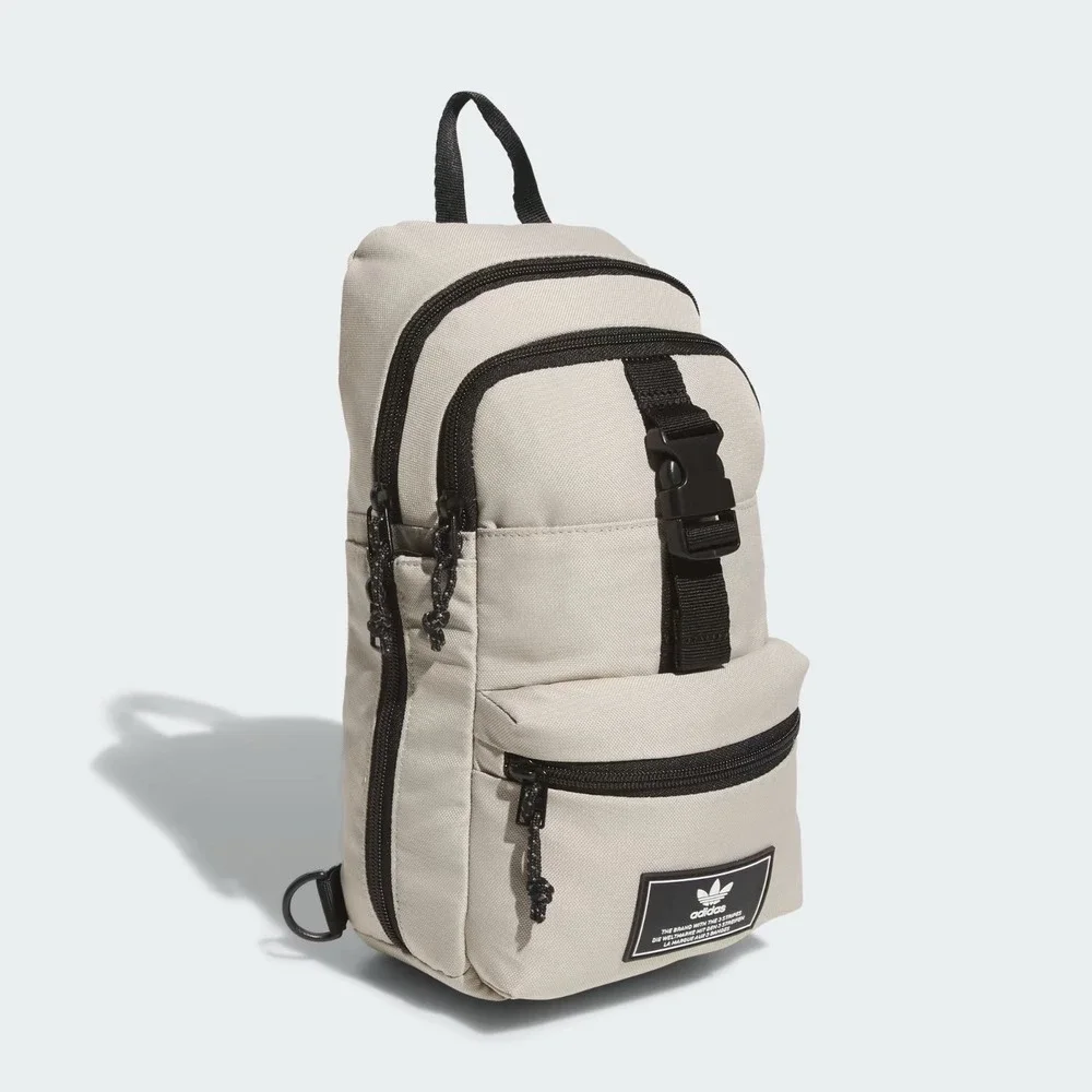 Adidas Originals Utility 3.0 Sling Backpack Beige Travel Concert Bag Crossbody